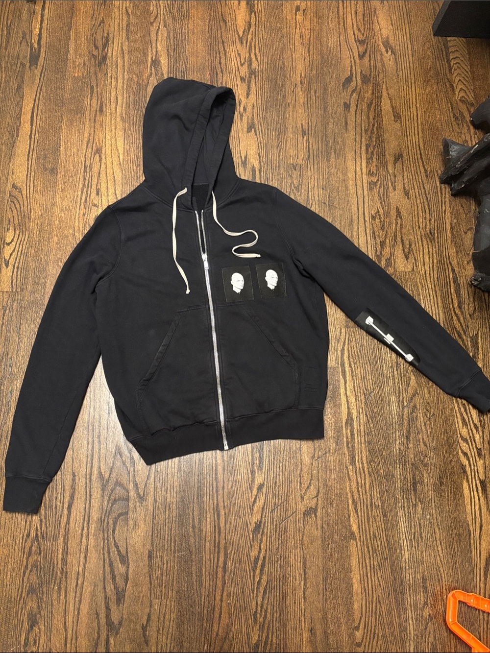 DRKSHDW Rick Owens Black Hoodie- Men